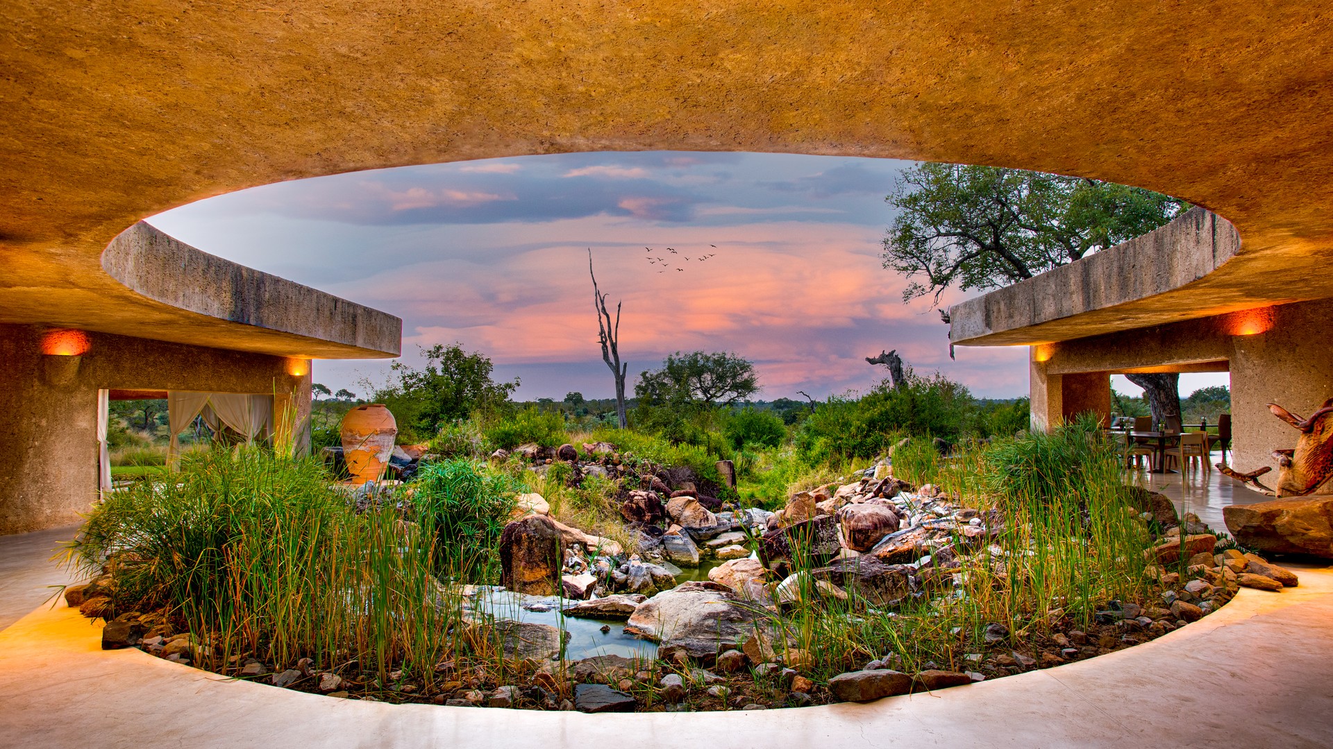 Sabi Sabi Earth Lodge luxury safari lodge in Sabi Sand Game Reserve, Mpumalanga